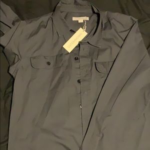 Outer known button down